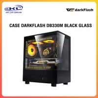 CASE DARK FLASH DB330M BLACK GLASS( NO FAN)