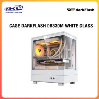 CASE DARK FLASH DB330M WHITE GLASS