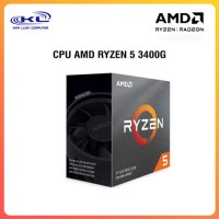 CPU AMD Ryzen 5 3400G (3.7GHz turbo up to 4.2GHz, 4 nhân 8 luồng, 6MB Cache, 65W) 