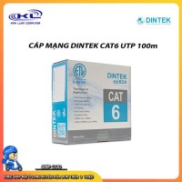 Cáp mạng DINTEK CAT.6 UTP 100m (Xám)
