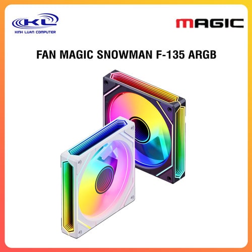 Fan MAGIC SNOWMAN F-135 ARGB Fan MAGIC SNOWMAN F-135 ARGB