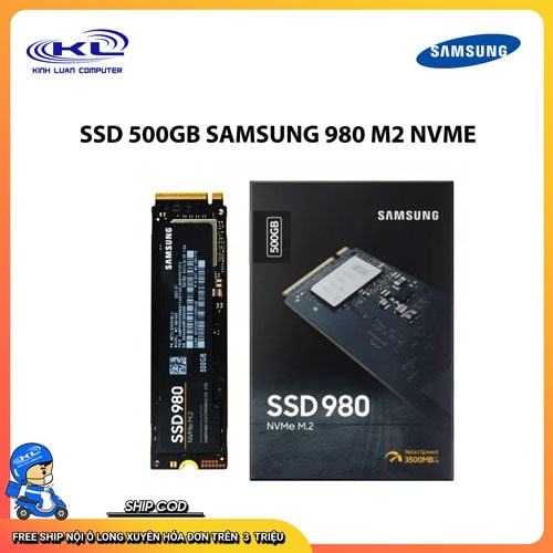 SSD Samsung 980 500GB M2 NVMe SSD Samsung 980 500GB M2 NVMe