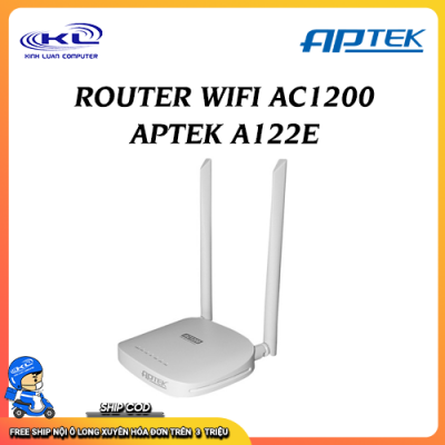  ROUTER WIFI chuẩn AC1200 APTEK A122E