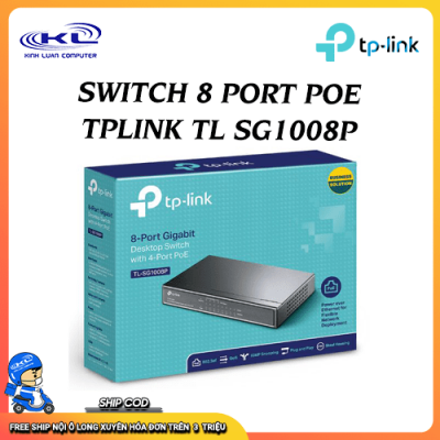 Switch TP-Link TL-SG1008P 8 port  Poe