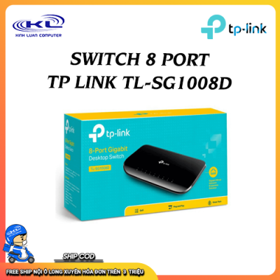 Switch TP-Link 8Port  TL SG1008D