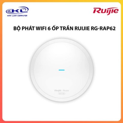 Bộ phát Wifi 6 ốp trần Ruijie RG-RAP62