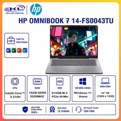 Laptop HP OmniBook 7 14-fs0043TU Laptop HP OmniBook 7 14-fs0043TU