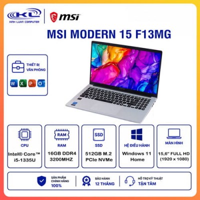 Laptop MSI Modern 15 F13MGi Laptop MSI Modern 15 F13MGi