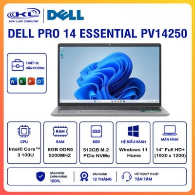 LAPTOP DELL PRO 14 ESSENTIAL PV14250 LAPTOP DELL PRO 14 ESSENTIAL PV14250