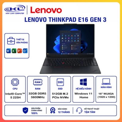 Laptop Lenovo ThinkPad E16 Gen 3 Laptop Lenovo ThinkPad E16 Gen 3