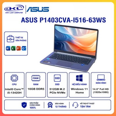 LAPTOP ASUS P1403CVA-I516-63WS LAPTOP ASUS P1403CVA-I516-63WS