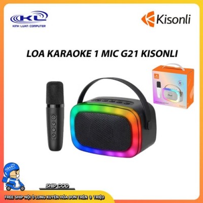 LOA KARAOKE 1 MIC G21 KISONLI