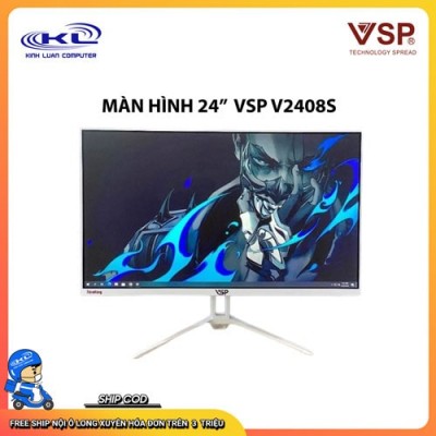 Màn hình 24" VSP V2408S White
