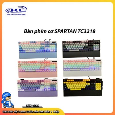 Bàn phím cơ gaming SPARTAN TC3218