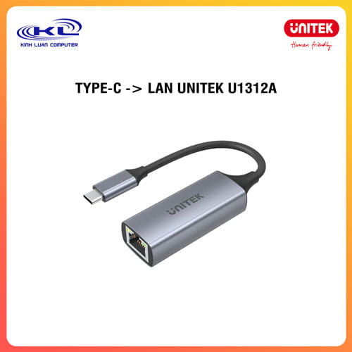 Type-C -> LAN UNITEK U1312A Type-C -> LAN UNITEK U1312A