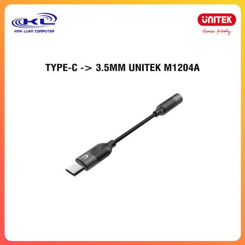 Type-C -> 3.5mm UNITEK M1204A Type-C -> 3.5mm UNITEK M1204A