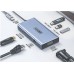 Type-C -> USB + HDMI + VGA + LAN + PD 100W UNITEK D105C