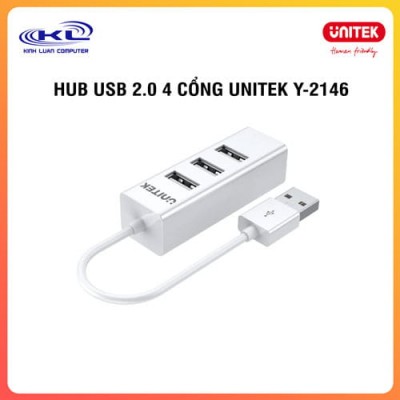Hub USB 2.0 4 cổng UNITEK Y-2146 Hub USB 2.0 4 cổng UNITEK Y-2146