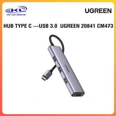 Hub TYPE C ---- USB 3.0 Ugreen 20841 CM473 Hub TYPE C ---- USB 3.0 Ugreen 20841 CM473